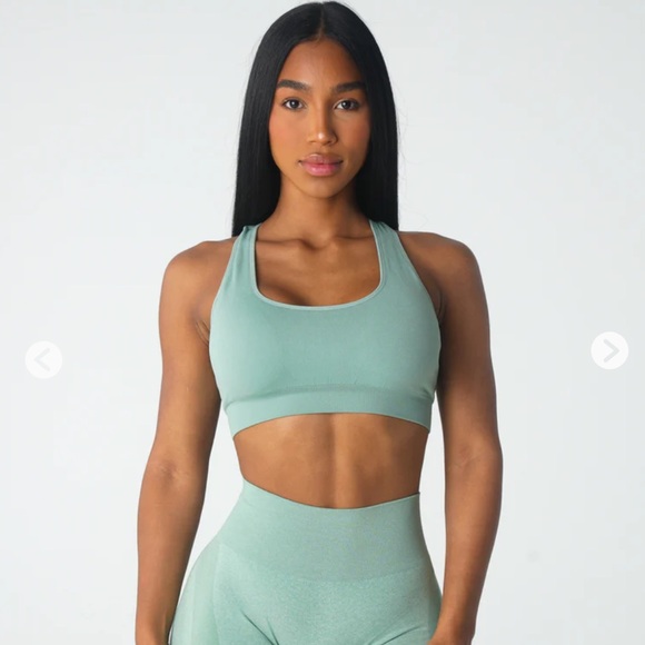 Sage Green Inspire Seamless Bra - Picture 2 of 5